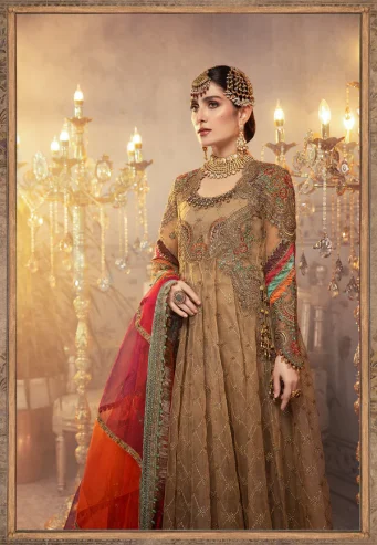 Embroidered and Handwork women dress by Mari B brand