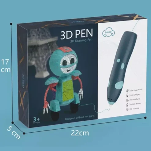 3d Pen For 3d Printing Drawing Pen Usb 3d Pen Plus With Safe Filament Creative Learning For Children Kids As Toys Diy Arts & Crafts Boy Girls Perfect Gift