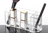 Acrylic Transparent Makeup Pen Case Holder | Display Stand Organizer