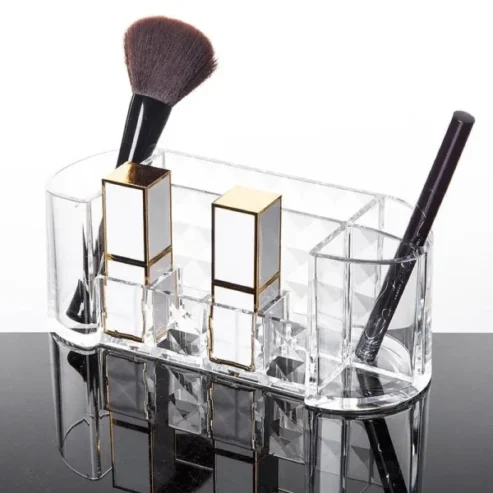 Acrylic Transparent Makeup Pen Case Holder | Display Stand Organizer