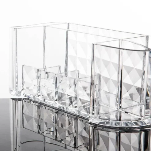 Acrylic Transparent Makeup Pen Case Holder | Display Stand Organizer