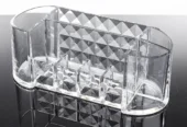 Acrylic Transparent Makeup Pen Case Holder | Display Stand Organizer