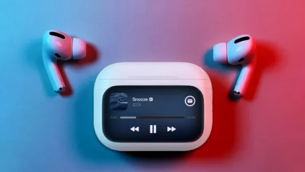 Airpods Pro With Digital Display – Anc And Transparency- Touch Volume Control – Digital Screen – Smooth Display