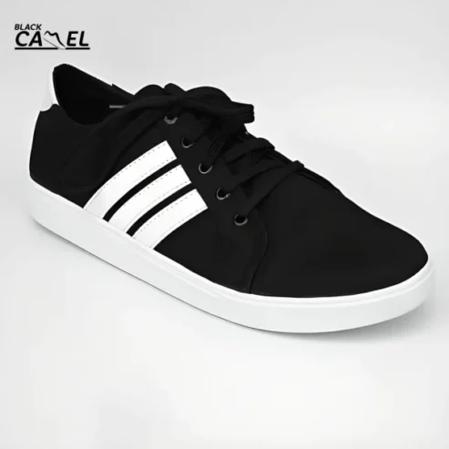 Black Camel Sneakers For Men | Black Color Shoes For Men (asiwen 39-44)