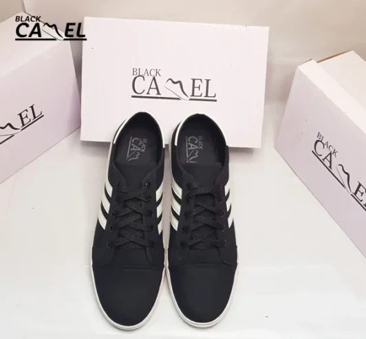 Black Camel Sneakers For Men | Black Color Shoes For Men (asiwen 39-44)