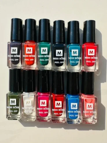Bundle Of 24 Pec – Peel Off Nail Paints-polish