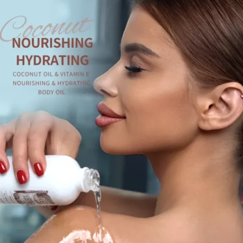 Estelin Coconut Oil & Vitamin E Nourishing & Hydrating Body Oil – 100ml