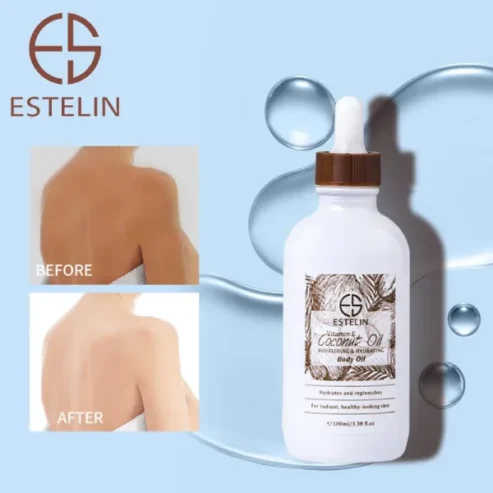 Estelin Coconut Oil & Vitamin E Nourishing & Hydrating Body Oil – 100ml
