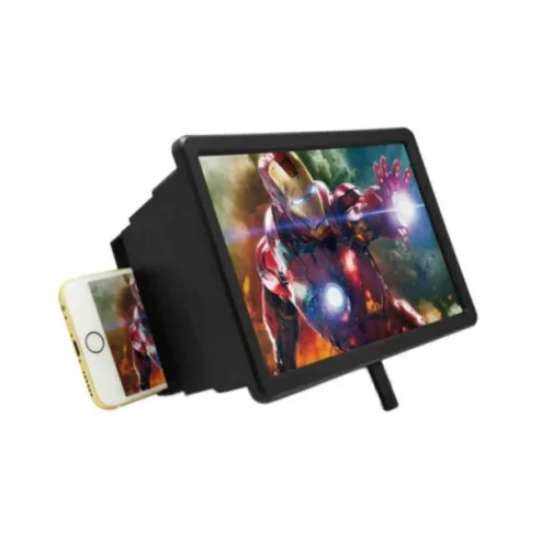 F2 Portable 3d Magnifier Screen Enlarger / Magnifying Glass Zoom Video Screen Hd All Mobile Phone Random Color