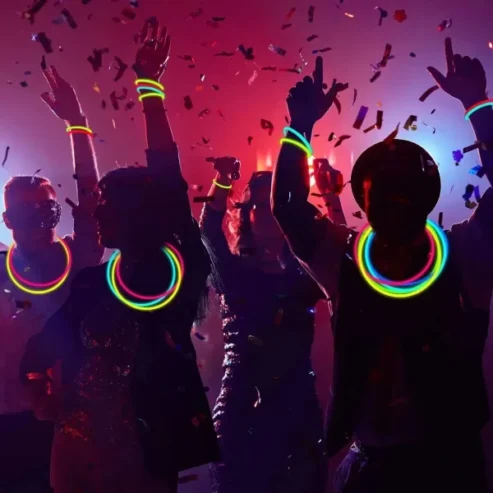Glow Costume In The Dark Sticks Connectors | Glow In The Dark Party Bracelets | Decor Neon Halloween Birthday Party Decorations For Boys And Girls
