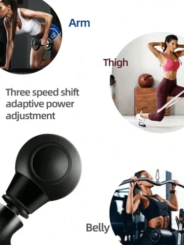Mini Massage Gun, Portable Pocket Massager, Electric Handheld Massage For Deep Tissue Muscle (random Color)