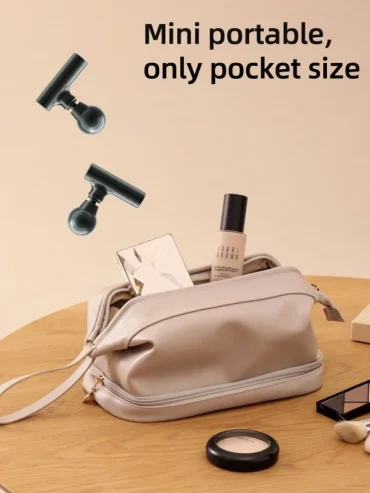 Mini Massage Gun, Portable Pocket Massager, Electric Handheld Massage For Deep Tissue Muscle (random Color)
