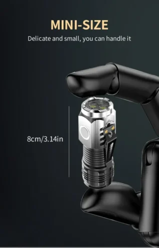 Multi-functional Mini Pen Clip Flashlight | Germany-imported (rechargeable)