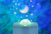 Ocean Light Projector For Bedroom Led Star Galaxy Sky Wave Color Rotating Underwater Wall Projection (Multi Color)