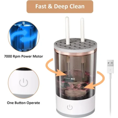Portable Electric Makeup Brush Cleaner Machine Usb Make Up Brush Cleaner Machine