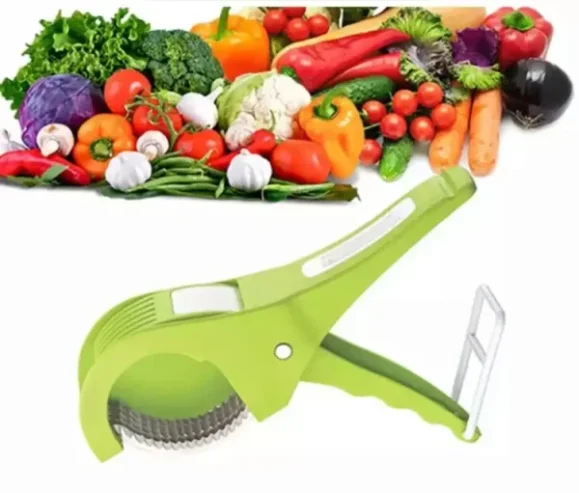 Ultimate 5-blade Multi Vegetables Cutter | Fruits Slicing And Dicing – Multicolor