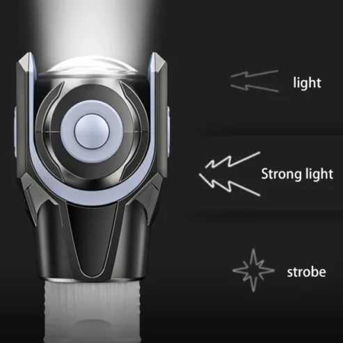 360 Degree Rotating Flashlight Outdoor Led Flashlight | Rechargeable Torch For Camping Outdoor Emergency Use