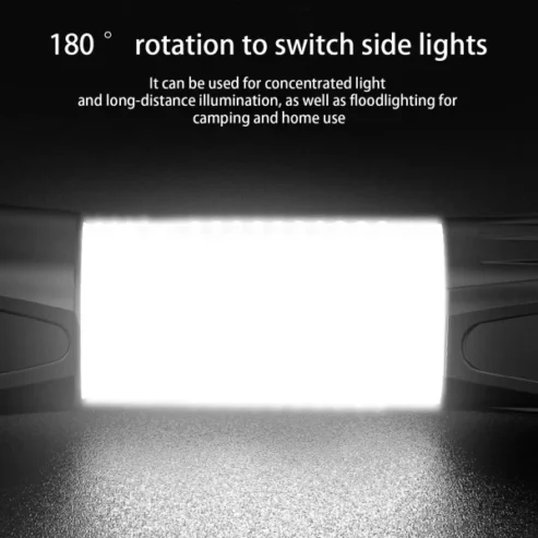 360 Degree Rotating Flashlight Outdoor Led Flashlight | Rechargeable Torch For Camping Outdoor Emergency Use