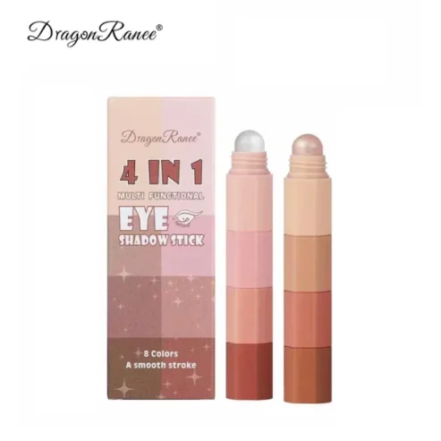 4 In 1 Dragon Ranee Eyeshadow Pearlescent Matte Pencil Stick | Long Lasting Waterproof Glitter Highlighter