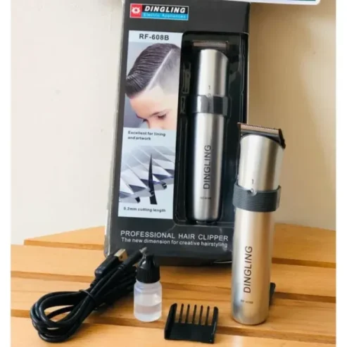 Dingling Rf 608 B Rechargeable With Charge Base Hair And Beard Shaving Machine And Grooming For Men Dingling Rf 608b Dingling Trimmer Dingling Shaving Machine