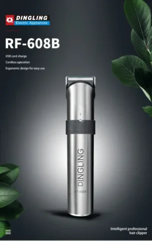 Dingling Rf 608 B Rechargeable With Charge Base Hair And Beard Shaving Machine And Grooming For Men Dingling Rf 608b Dingling Trimmer Dingling Shaving Machine