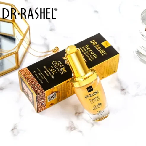 Dr.rashel 24k Gold Atoms Collagen Ampoule Precious Youthful Whitening Face Serum – 40 Ml