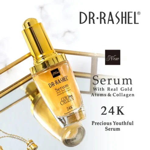 Dr.rashel 24k Gold Atoms Collagen Ampoule Precious Youthful Whitening Face Serum – 40 Ml