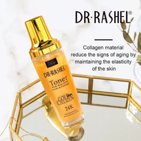 Dr.rashel 24k Gold Collagen Toner Moisturizing Nourishing Essence Toner – 120ml