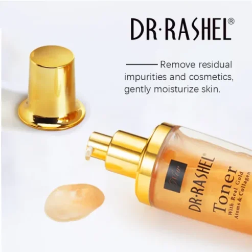 Dr.rashel 24k Gold Collagen Toner Moisturizing Nourishing Essence Toner – 120ml