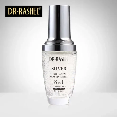 Dr.rashel 8 In 1 Silver Collagen Elastin Face Serum Moisturizing Whitening Skin Brightening Facial Serum – 40ml