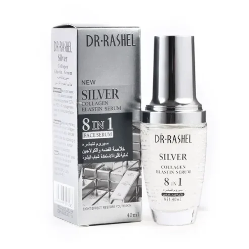 Dr.rashel 8 In 1 Silver Collagen Elastin Face Serum Moisturizing Whitening Skin Brightening Facial Serum – 40ml