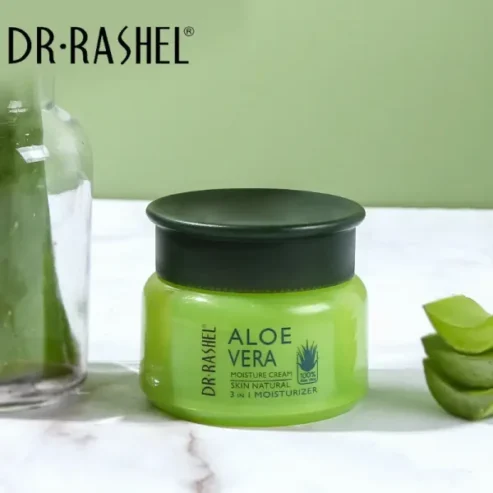 Dr Rashel Aloe Vera Moisturizer Face Cream 3 In 1 Smooth Repair Nourish Soft, 50g