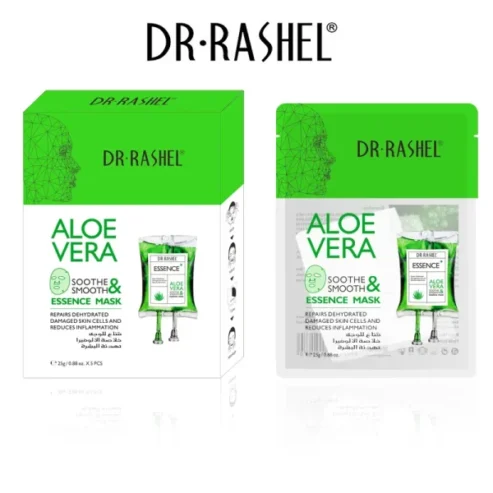 Dr Rashel Aloe Vera Soothie And Smooth Essence Mask Up, 25g*5pcs