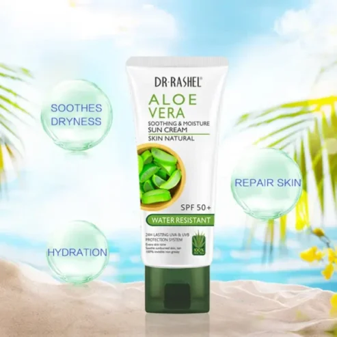 Dr Rashel Aloe Vera Soothing & Moisture Sun Cream Spf 50+ – 60g
