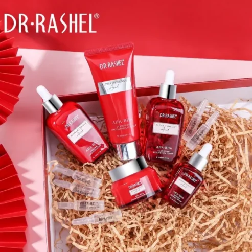 Dr Rashel Alpha Hydroxy Acid Aha Bha Miracle Renewal Skin Care Kit – 11 Piece Set