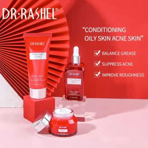 Dr Rashel Alpha Hydroxy Acid Aha Bha Miracle Renewal Skin Care Kit – 11 Piece Set