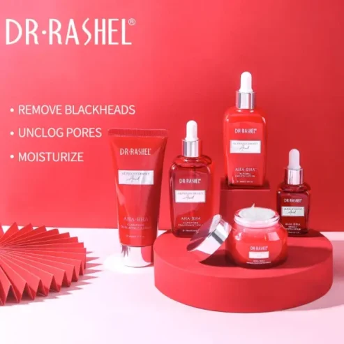 Dr Rashel Alpha Hydroxy Acid Aha Bha Miracle Renewal Skin Care Kit – 11 Piece Set