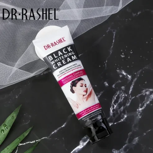 Dr.rashel Black Whitening Cream With Collagen For Body And Private Parts For Girls & Women – 100g