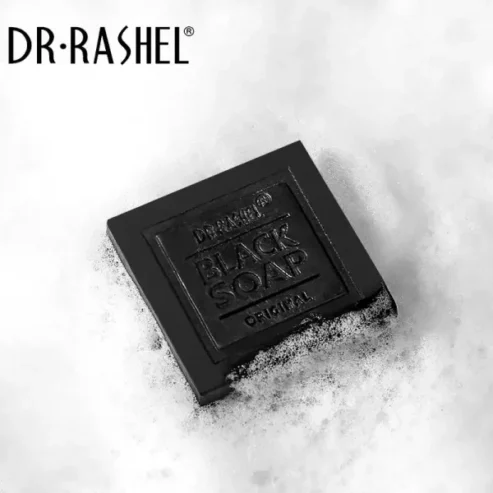 Dr.rashel Collagen & Charcoals Black Soap Oil Control Acne Tighten Pore Whitening Soap – 100g