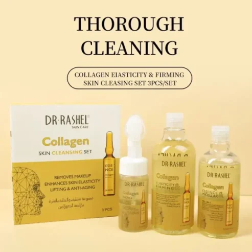 Dr Rashel Collagen Elasticity & Firming Skin Cleansing Set – 3 Pcs Set