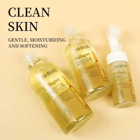Dr Rashel Collagen Elasticity & Firming Skin Cleansing Set – 3 Pcs Set