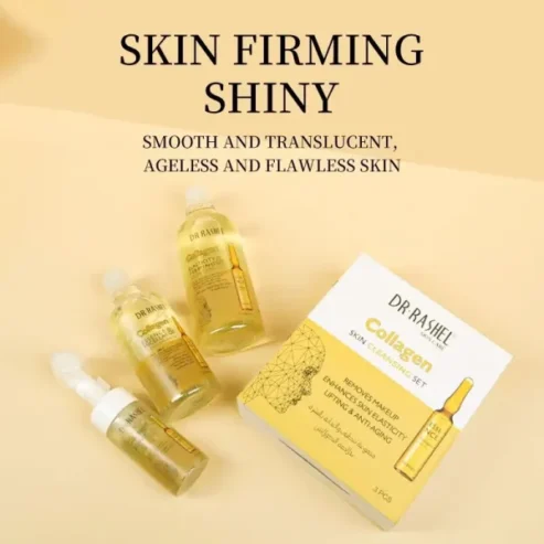 Dr Rashel Collagen Elasticity & Firming Skin Cleansing Set – 3 Pcs Set