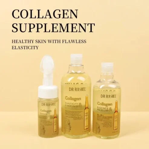 Dr Rashel Collagen Elasticity & Firming Skin Cleansing Set – 3 Pcs Set