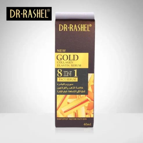 Gold Collagen Ampoule Caviar Face Essence Moisturizing Elastin Make Up Primer Face Serum – 40ml