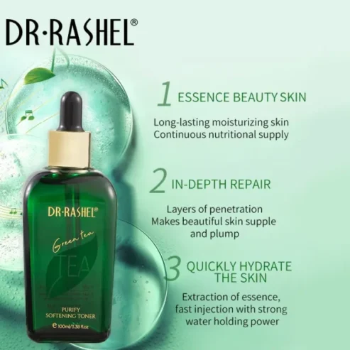 Dr Rashel Green Tea Purify Softening Facial Toner – 100ml