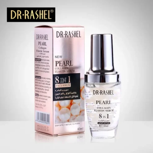Dr.rashel Pearl Collagen Ampoule Elastin Moisturizing Whitening Essence Face Serum – 40ml