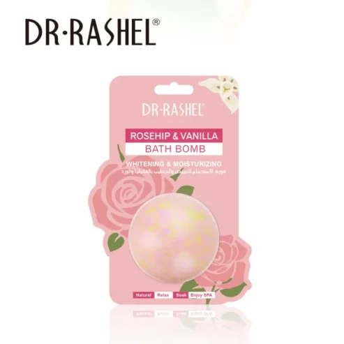 Dr. Rashel Roseship & Vanilla Whitening & Moisturizing Bath Bomb – 100g