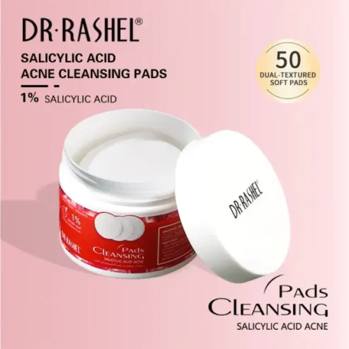Dr.rashel Salicylic Acid 1% Acne Cleansing Pads ( Strength ) – 50 Pads