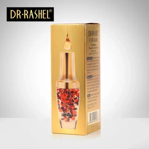 Dr Rashel Skin Care Collagen & Caviar 8 In 1 Elastin Serum | Whitening Lightening Moisturizing Facial Serum – 40ml