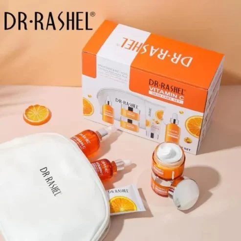 Dr. Rashel Vitamin C Brightening & Anti-aging Skin Care Set – 5pcs Set